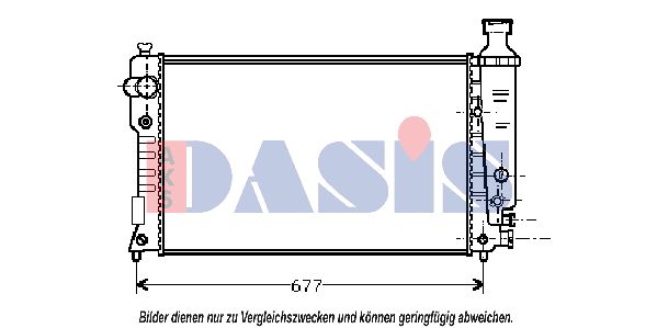 AKS DASIS Radiators, Motora dzesēšanas sistēma 160069N